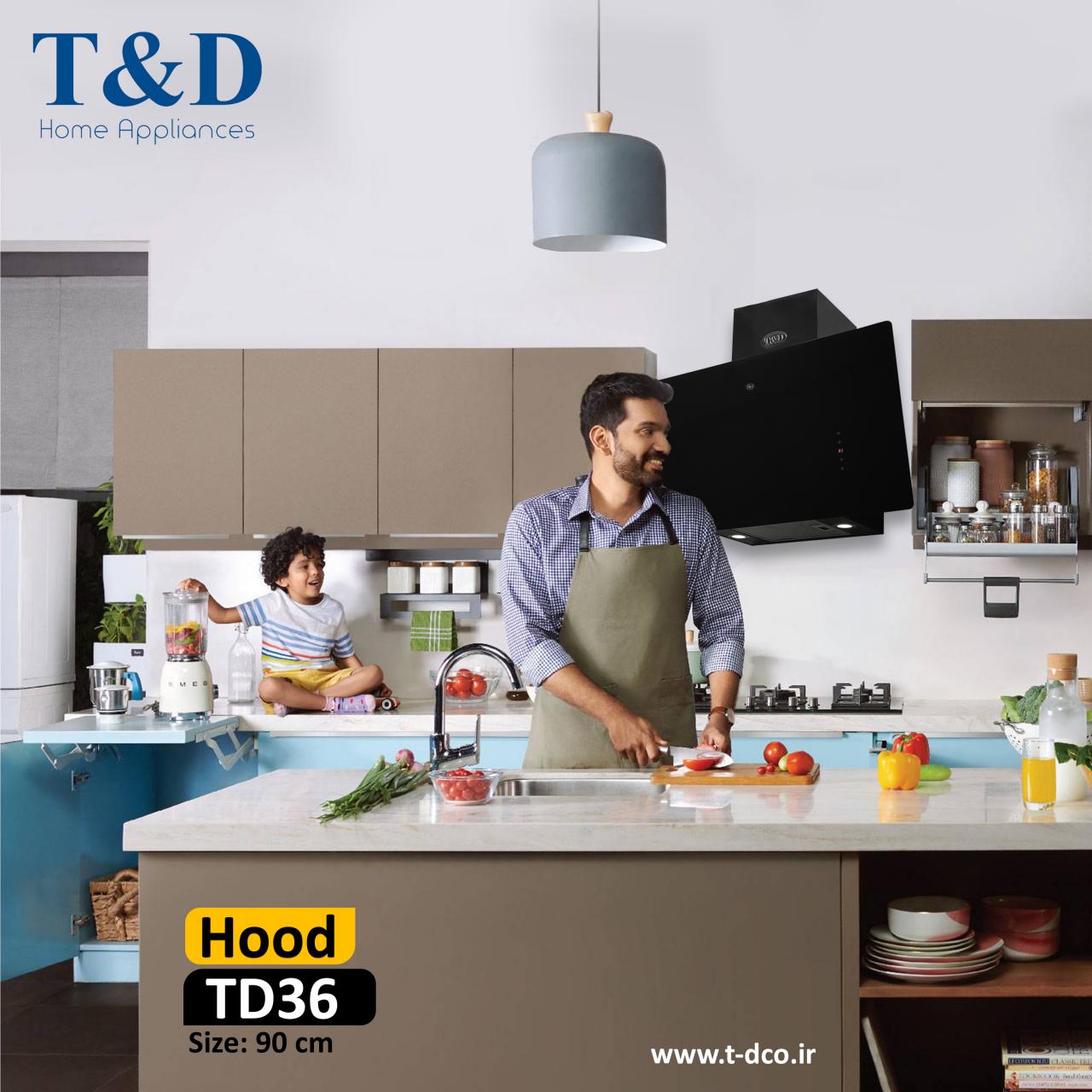 هود آشپزخانه مدل TD36